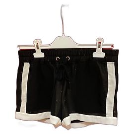 Autre Marque Short Silvian Heach Noir et Doré en Polyester Noir Doré
