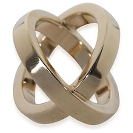 Hermès-Hermès Cosmos Gold Plated Scarf Ring-Golden,Metallic