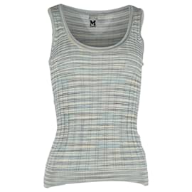 Missoni-M Missoni Knitted Tank Top in Multicolor Cotton-Multiple colors