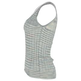 Missoni-M Missoni Knitted Tank Top in Multicolor Cotton-Multiple colors