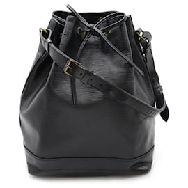 Louis Vuitton-Louis Vuitton Epi Noe Shoulder Bag Black-Black