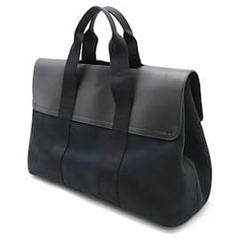 Hermès-Sac à main tote Hermes Valparaiso MM noir-Noir