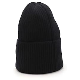 Louis Vuitton-Louis Vuitton Wool Beanie LV Headline Hat-Black