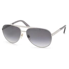 Louis Vuitton-Louis Vuitton Attitude Pilot Sunglasses Z0340U-Silvery,Metallic