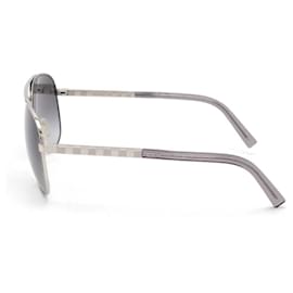 Louis Vuitton-Louis Vuitton Attitude Pilot Sunglasses Z0340U-Silvery,Metallic