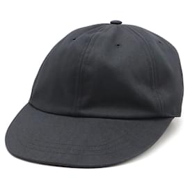 Gucci-Gucci Cotton Logo Baseball Cap Black-Black
