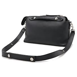 Fendi-Sac à main en cuir moyen Fendi By The Way-Noir