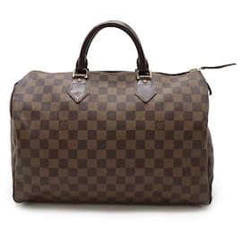 Louis Vuitton-Louis Vuitton Damier Speedy 35 Handbag N41523-Brown