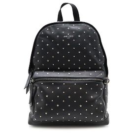 Sac à dos en cuir clouté Wilmer de Jimmy Choo Noir