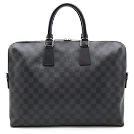 Louis Vuitton-Louis Vuitton Damier Graphite PDJ Briefcase N48224-Black