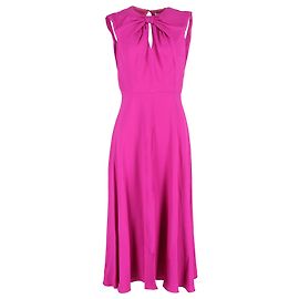 Autre Marque Abito lungo Saloni Marla in rayon rosa Rosa