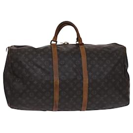 Louis Vuitton-LOUIS VUITTON Monogram Keepall 60 Boston Bag M41422 LV Auth hk2308-Monogram