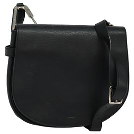 BALLY Borsa a Spalla in Pelle Nera Auth sw183 Nero