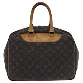 Louis Vuitton-LOUIS VUITTON Monogram Deauville Hand Bag M47270 LV Auth sw154-Monogram
