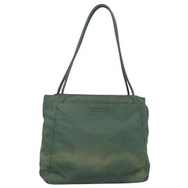 PRADA Bolsa Tote Nylon Caqui Auth bs23905 Caqui