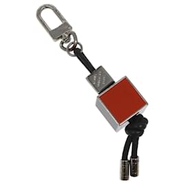 Louis Vuitton-LOUIS VUITTON Porte Cles Tricube Charm metal Silver M67140 LV Auth bs23713-Silvery