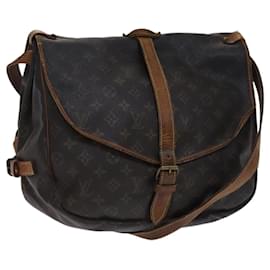 Louis Vuitton-LOUIS VUITTON Monogram Saumur 35 Shoulder Bag M42254 LV Auth hk2284-Monogram