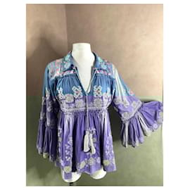 Autre Marque-Tops-Blue