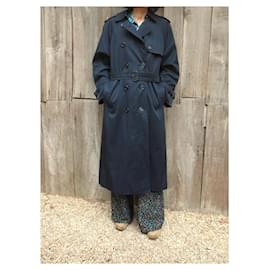 Burberry-Trench coats-Navy blue