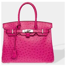 Hermès HERMES Birkin 30 Bag in Exotic Leather Pink - 102597 Pink