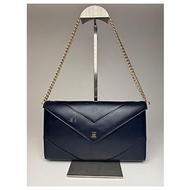 Bolsa de couro vintage Givenchy 4G azul marinho Azul marinho