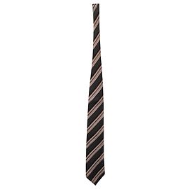Corbata a rayas Ermenegildo Zegna en seda multicolor Otro