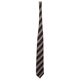 Ermenegildo Zegna-Ermenegildo Zegna Striped Tie in Multicolor Silk -Other