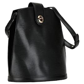 Louis Vuitton-Louis Vuitton Epi Cluny Leather Shoulder Bag M52252-Black
