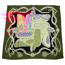 Hermès-Hermes Silk Scarf Festival-Multiple colors