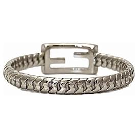 Fendi-Fendi Baguette Ring 1A2621-Silvery,Metallic