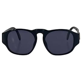 Chanel-Chanel Coco Mark Black Gold Sunglasses-Black