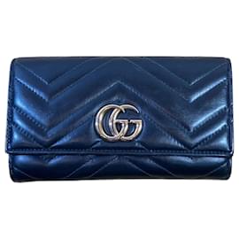 Gucci-Gucci GG Marmont Continental Wallet 443436-Black