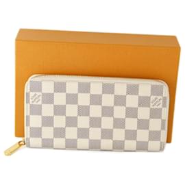 Louis Vuitton-Louis Vuitton Damier Azur Zippy Wallet N60019-White