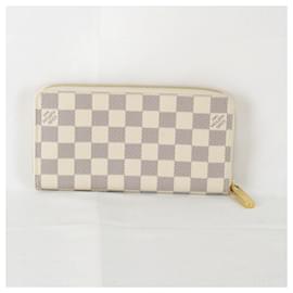 Louis Vuitton-Louis Vuitton Damier Azur Zippy Wallet N60019-White