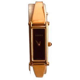 Montre Gucci plaqué or Doré