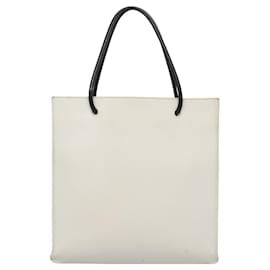 Balenciaga-Sac à main BALENCIAGA PVC 2way Blanc 568813 Auth BA882-Blanc