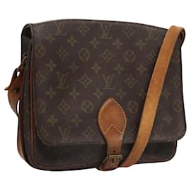 Louis Vuitton-LOUIS VUITTON Monogram Cartouchiere GM Shoulder Bag M51252 LV Auth BA895-Monogram