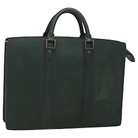Louis Vuitton-LOUIS VUITTON Taiga Porte Documents Rozan Bag Epicea M30054 LV Auth MY350-Other