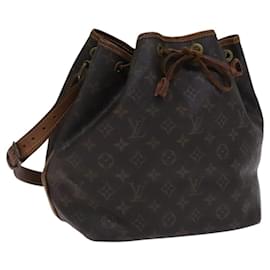 Louis Vuitton-LOUIS VUITTON Monogram Petit Noe Shoulder Bag M42226 LV Auth BD760-Monogram