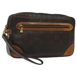 LOUIS VUITTON Monogram Marly Dragonne GM Bolsa Clutch M51825 LV Auth hk2291 Monograma
