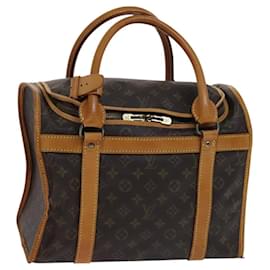 Louis Vuitton-LOUIS VUITTON Monogram Sac Shan 35 Pet Carry LV Auth EC675-Monogram