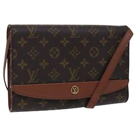 LOUIS VUITTON Monogram Bordeaux 27 Bolsa de Ombro M51797 LV Auth EC965 Monograma