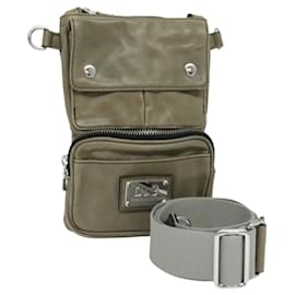 Dolce & Gabbana-DOLCE&GABBANA Shoulder Bag Leather Gray Auth bs24010-Brown