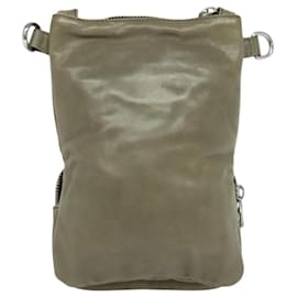 Dolce & Gabbana-DOLCE&GABBANA Shoulder Bag Leather Gray Auth bs24010-Brown