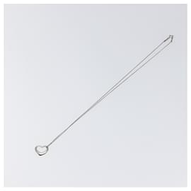 Autre Marque-TIFFANY&Co. Open Heart Necklace Ag925 Silver Auth MY243-Silvery