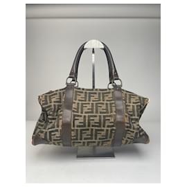 Fendi-Sacs à main FENDI T. Cuir-Marron