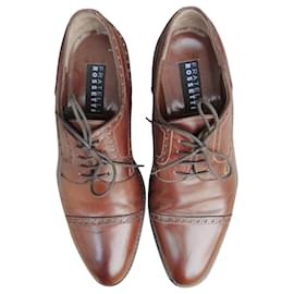 Fratelli Rosseti-Lace ups-Light brown