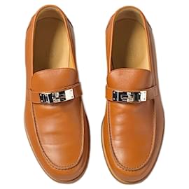 Hermès-Destin Moccasin HERMES-Light brown