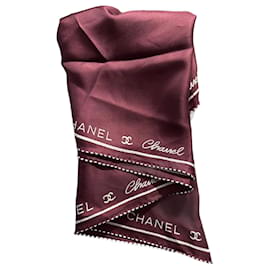 Chanel Sciarpe Bordò