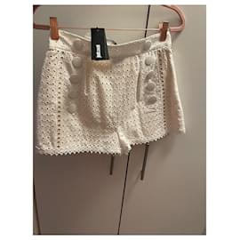 Just Cavalli-Shorts-White